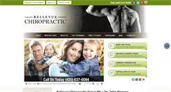 Desktop Screenshot of bellevuechiro.com